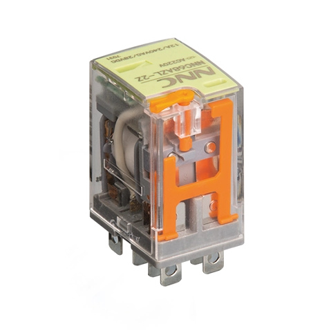 Con fermo metallico e pulsante di prova bloccabile COMPUTINE CORRENTE MAX a 12A LY2