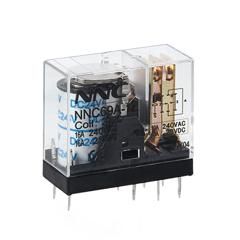 Alta potenza in miniatura con pizzico di pin da 3,5 mm/5 mm e capacità di commutazione fino a 16A JQX-14FC-1Z