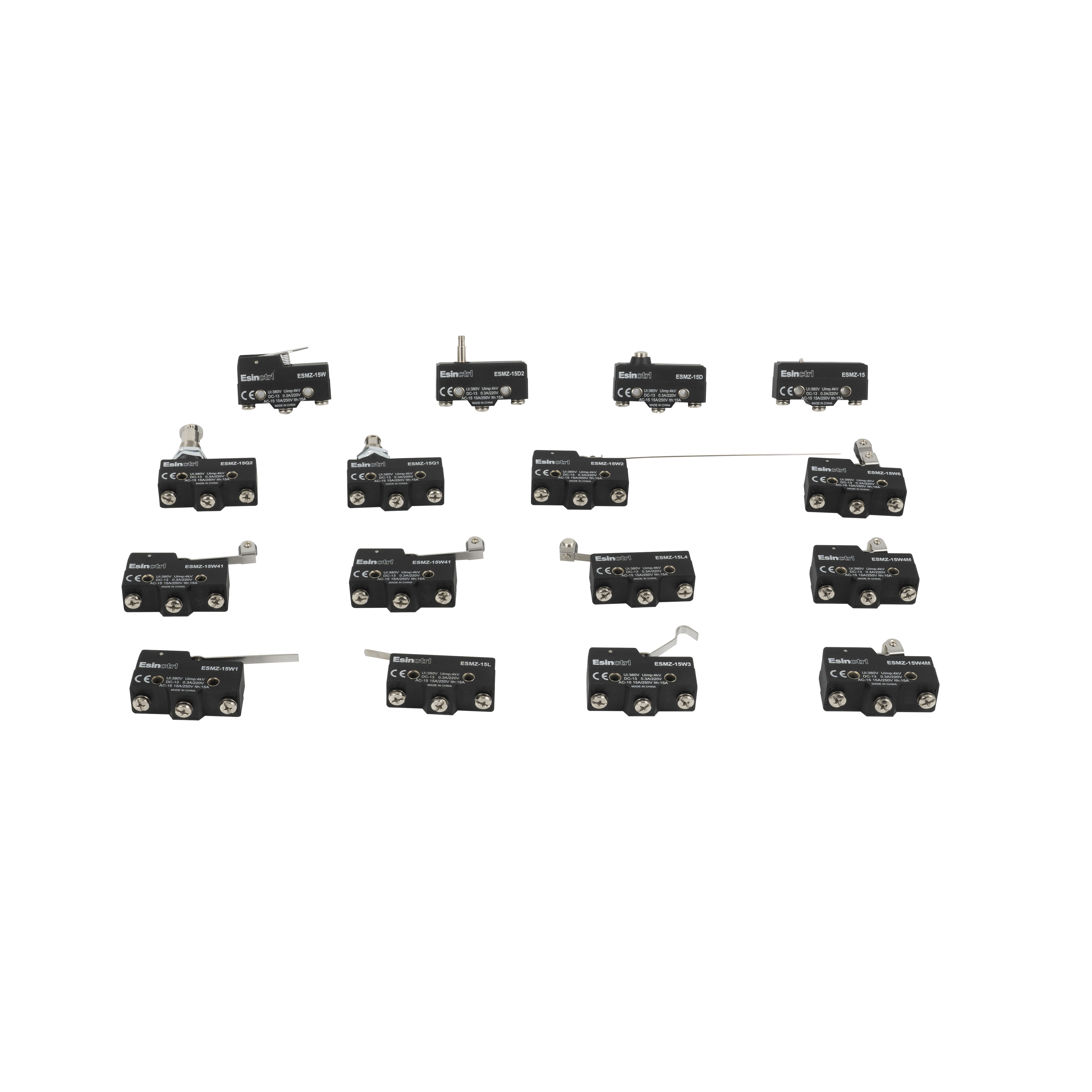 Alta capacità di commutazione di 15A e 0,05 mm Switch di limite di precisione alta