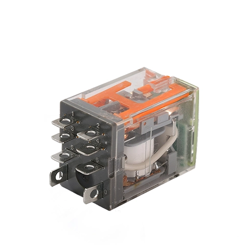 Con fermo metallico e pulsante di prova bloccabile COMPUTINE CORRENTE MAX a 12A LY2