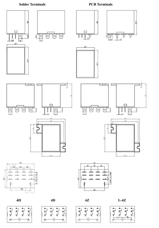 Rel&egrave; per uso generico mini bobina singola da 15 A
